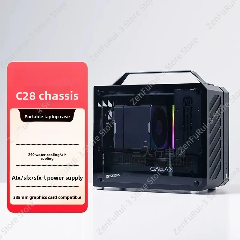 Mechanic Master C28 Matx Portable Pc Case - Obudowa Master Mechanic C28, mała, przenośna,