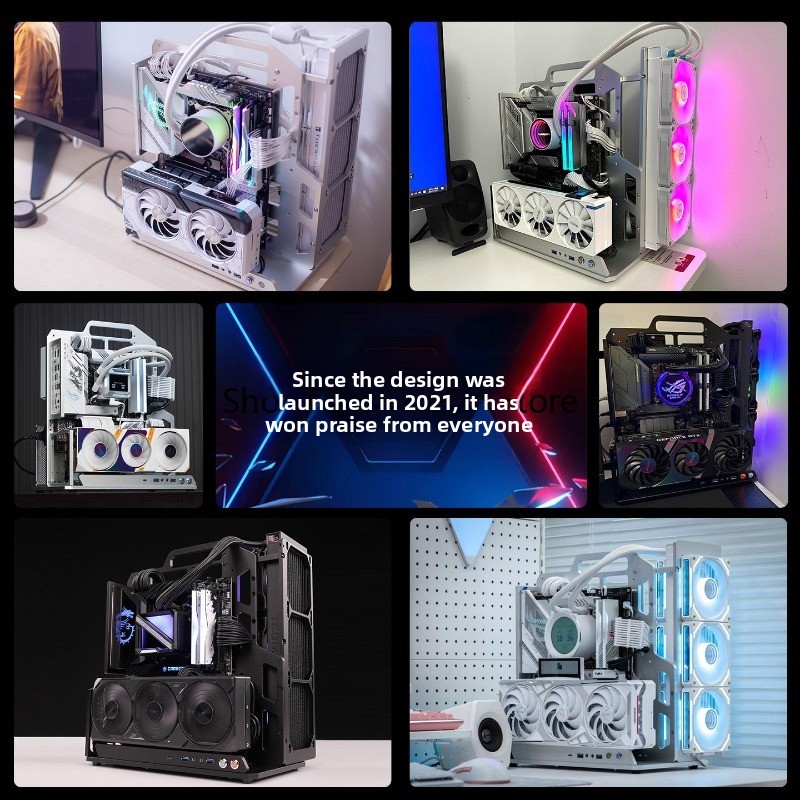 Obudowa typu Open Air Frame, a – Aluminum Open Frame Test Bench Water Cooling recenzja i cena