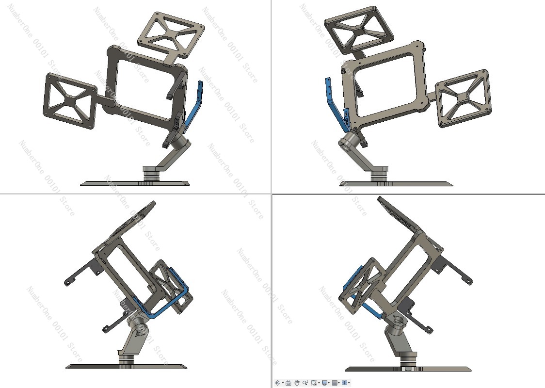 Obrotowa obudowa B30 z gimbale – Aluminum Open Frame Test Bench Water Cooling recenzja i cena