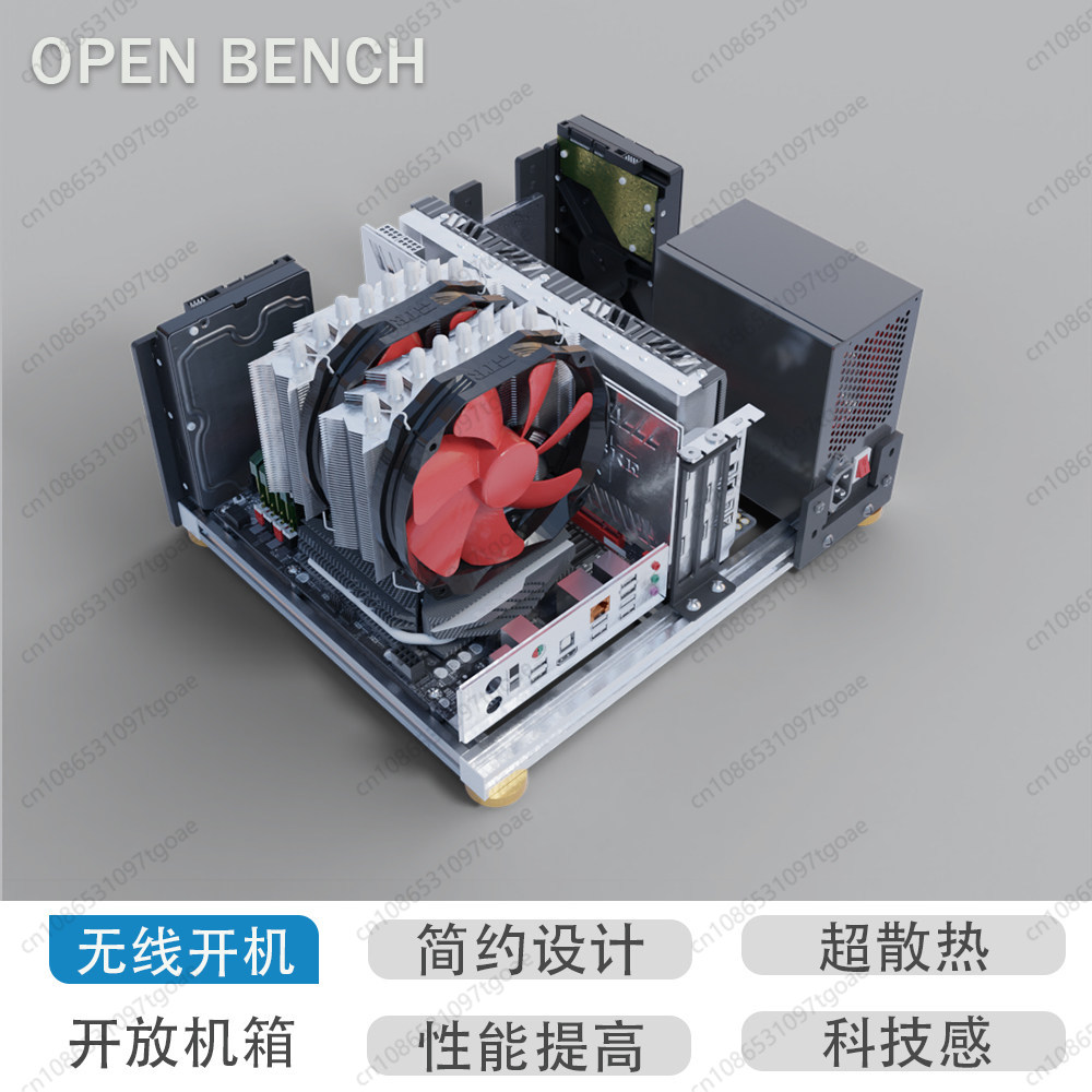 Pełna Aluminiowa Obudowa PC Op – Aluminum Open Frame Test Bench Water Cooling recenzja i cena
