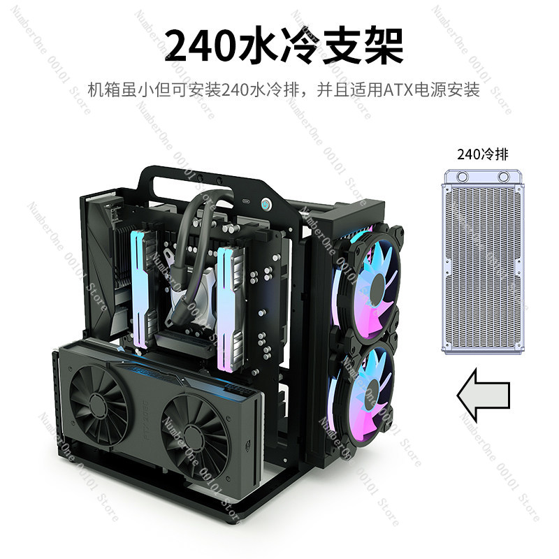 Obudowa z aluminium na płytę g – Aluminum Open Frame Test Bench Water Cooling recenzja i cena