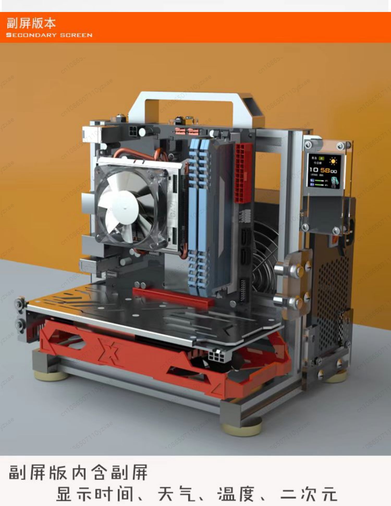 Przenośna, w pełni aluminiowa, – Aluminum Open Frame Test Bench Water Cooling recenzja i cena