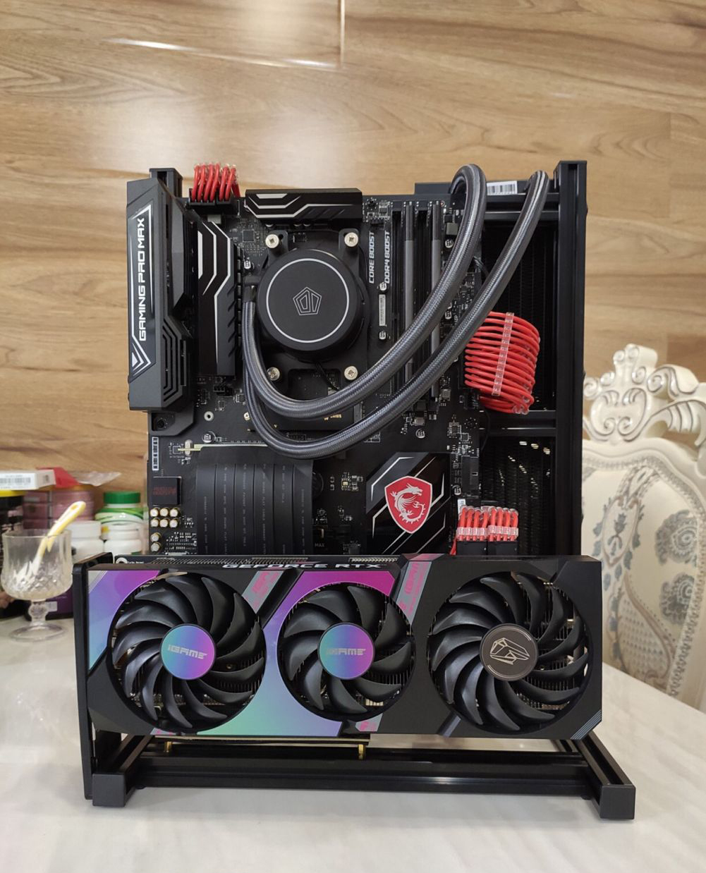 ATX EATX PC stanowisko testowe – Aluminum Open Frame Test Bench Water Cooling recenzja i cena